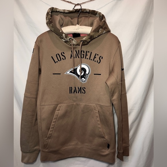 Nike Los Angeles Rams Hoodie Size Small -NFL Onfield - Picture 1 of 7